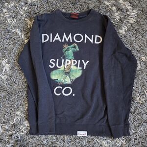 Diamond Supply Co. Golf Navy Crewneck Size Medium